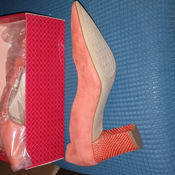 Tropical orange Kelly & Katie high heels 👠 - Picture 2 of 4